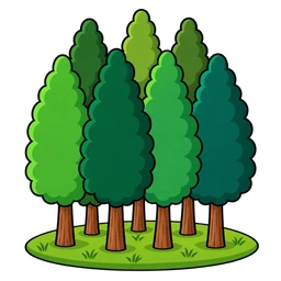 Lo stemma del Roccolo: il boschetto di alberi verdi