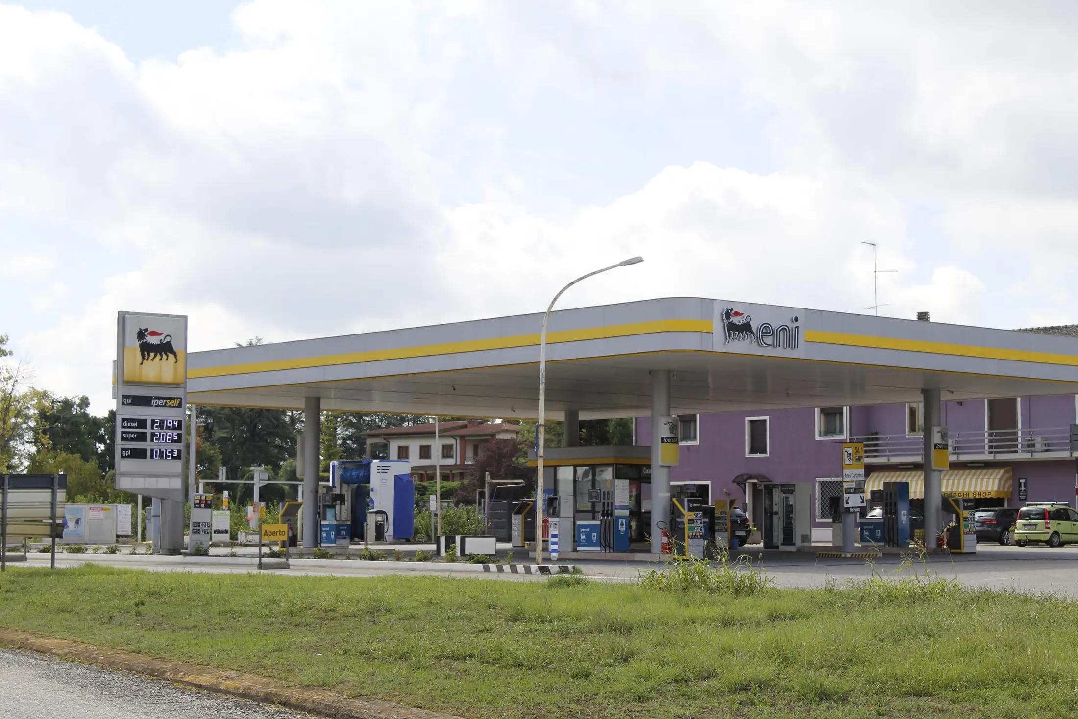 L'ingresso di Distributore Eni