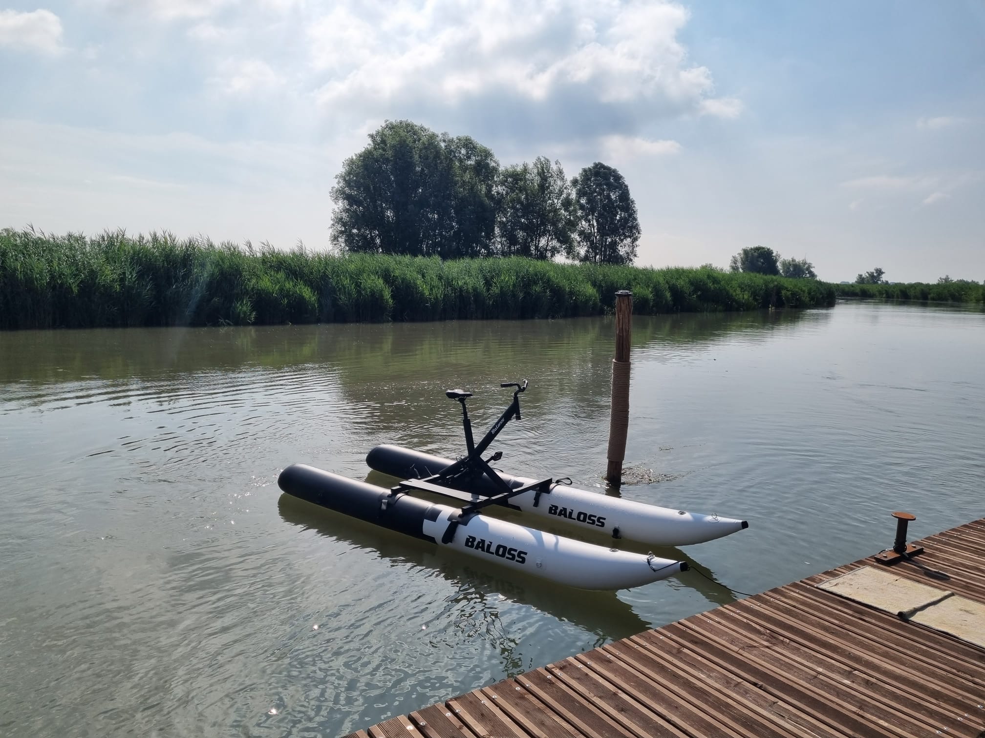 Waterbike sul fiume Mincio